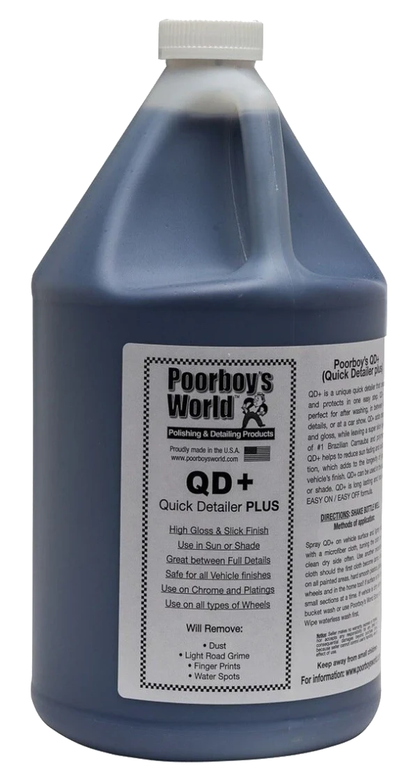 POORBOY'S WORLD Quick Detailer Plus QD+ blask i ochrona lakieru 3784 ml