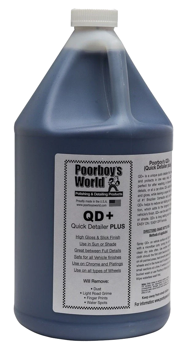 POORBOY'S WORLD Quick Detailer Plus QD+ blask i ochrona lakieru 3784 ml
