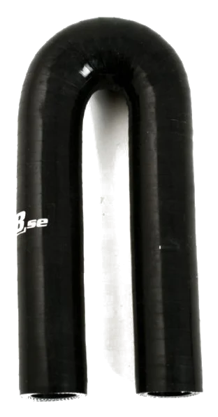 Wąż silikonowy czarny 180 stopni 0,3125" (8mm)