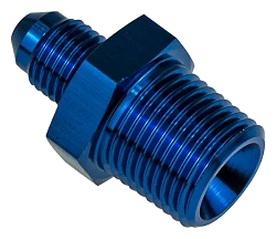 AN8 3/4 NPT Nypel adapter męsko-męski Niebieski