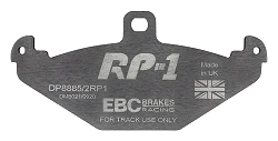 DP8885/2RP1 Sportowe klocki hamulcowe RP-1 Racing EBC Brakes Lotus 340R Elise Series 1 Elise Series 2 Elise Series 3 Europa Exige Series 1 Exige Series 2 Opel Speedster STRATHCARRON Tesla Ro