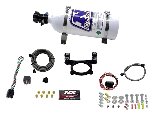Plate System with 5Lb Bottle for Ford Coyote 5.0L / Godzilla 7.3 Nitrous Express NX 20948-05