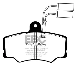 DP835 Klocki hamulcowe ULTIMAX2 EBC Brakes Alfa Romeo 33