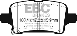 DPX3074 Klocki hamulcowe ULTIMAX2 EBC Brakes Opel Insignia Country Tourer Insignia Grand Sport Insignia Sport Tourer VAUXHALL Insignia Country Tourer Insignia Grand Sport Insignia Sport Tour