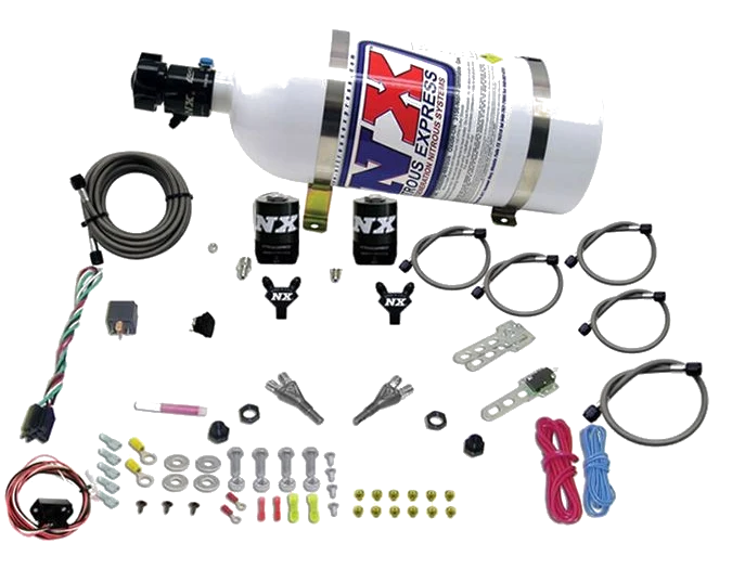 Dual Nozzle (35-150Hp) with 10Lb Bottle for Nissan / Infiniti Nitrous Express NX 20716-10