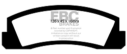 DP309 Klocki hamulcowe ULTIMAX2 EBC Brakes Lada Niva