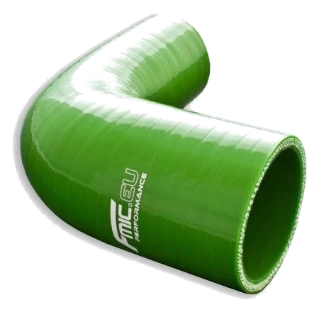 Silikonowe kolanko redukcyjne 90' 80/83mm Zielony - 009080/83-G