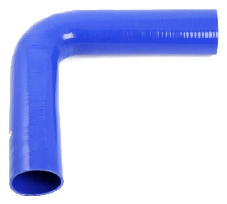 Wąż silikonowy niebieski 90 stopni długie ramię 2,375" (60mm)