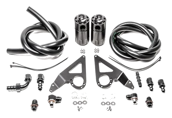Dual Catch Can Kit for 2022+ Subaru BRZ / Toyota GR86 Fluid Lock Radium Engineering