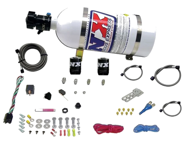 Single Nozzle System with 10Lb Bottle for All Dodge model EFI (35-50-75-100-150 Hp) Nitrous Express NX 20921-10