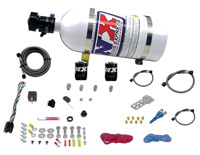 Single Nozzle System with 10Lb Bottle for All Dodge model EFI (35-50-75-100-150 Hp) Nitrous Express NX 20921-10