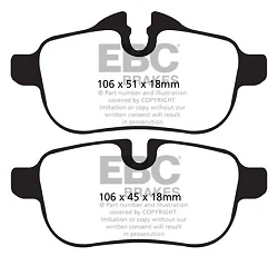 DP42046R Klocki hamulcowe YELLOWSTUFF EBC Brakes BMW Z4 E89 BMW Z4 E89 Z4