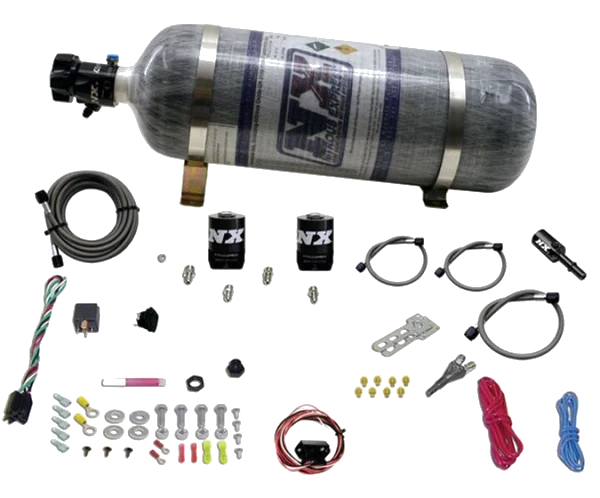 Hemi & Srt8 Single Nozzle Fly-By-Wire Sys (35-150Hp) with 12Lb Composite Bottle Nitrous Express NX 20918-12