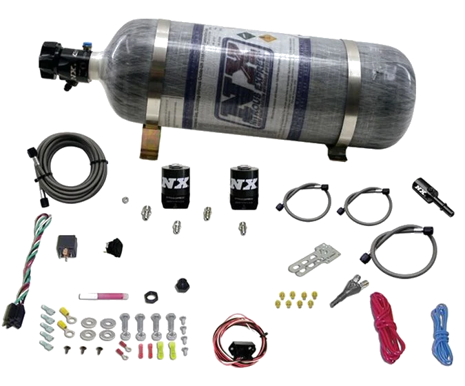 Hemi & Srt8 Single Nozzle Fly-By-Wire Sys (35-150Hp) with 12Lb Composite Bottle Nitrous Express NX 20918-12