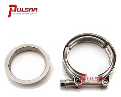 Pulsar PSR V-Band 3" Stainless Steel for Precision Turbo T4, T67, T72, T76