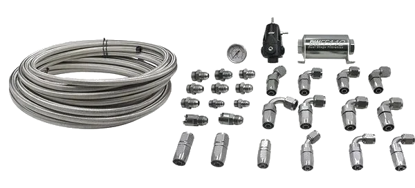 DeatschWerks Return Plumbing Kit CPE 8AN Feed 6AN Return for Hemi 2006+