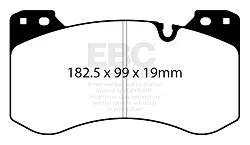 DP82454RP1 Sportowe klocki hamulcowe RP-1 Racing EBC Brakes BMW M3 G80 M3 Competition G80 M3 Competition G81 M4 G82 M4 Competition G82 M4 Competition Convertible G83 M4 Convertible G83 BMW M