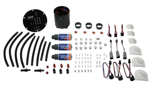 X3 Moduł potrójnych pomp z pompami DW430c DeatschWerks Nissan GT-R R35 2009-2024