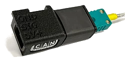 CANchecked TCC01 Konwerter termoparowy z gniazdem DTM (3-pin)
