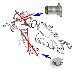 Zamiennik zaworu EGR VW Audi Seat Skoda z silnikami 1.9 TDI AWX AVF ASZ BTB AXC - EGR_01/ZU