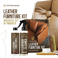 Leather Expert Furniture Kit zestaw do czyszczenia i pielęgnacji mebli skórzanych 2x250ml 500ml 0,5l