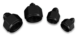 AN10 AN6 JIC Nypel adapter redukcyjny prosty żeńsko męski Czarny