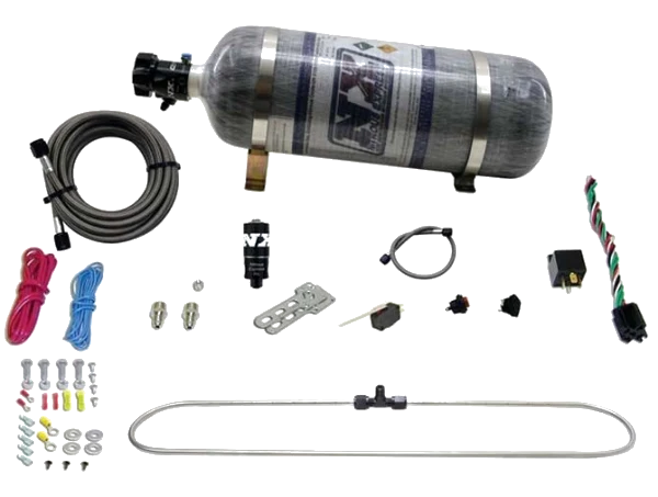 N-Tercooler Spray Ring Reduces Air Inlet Temp On Turbo Applications Composite 12Lb Bottle Nitrous Express NX 20000R-12
