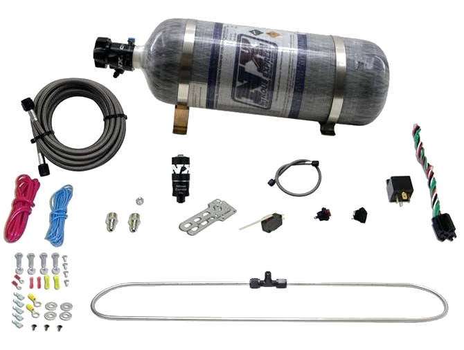 N-Tercooler Spray Ring Reduces Air Inlet Temp On Turbo Applications Composite 12Lb Bottle Nitrous Express NX 20000R-12