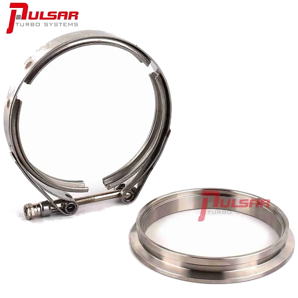 Pulsar PSR Flange Clamp Kit Stainless Steel 400 T4 Turbo 4"