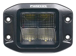 Lampa Robocza LED Purelux Black Flush Mount Square 12cm 40W Szeroki Strumień