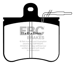 DP406 Klocki hamulcowe ULTIMAX2 EBC Brakes Citroen Axel GSA