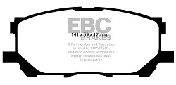 DP61680 Klocki hamulcowe GREENSTUFF EBC Brakes Volvo XC90 1st Gen XC90 1st Gen T6
