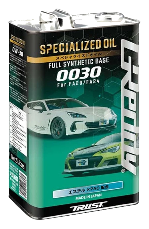 Olej silnikowy GReddy 0030 Specialized 0W30 FA20 & FA24 (5L, GT86/GR86 & BRZ)