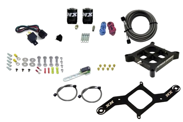 4150 Billet Crossbar Plate System Single Stage 100-500Hp without Bottle Nitrous Express NX 66042-00