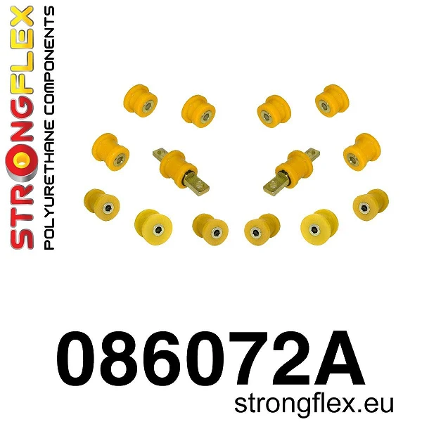 086072A: Zestaw poliuretanowy zawieszenia tylnego bez cukierka (081105B) SPORT Rover 400