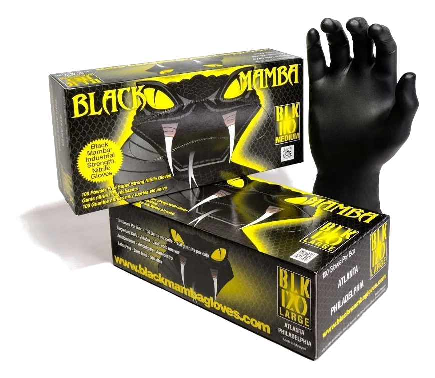 BLACK MAMBA Nitrile Gloves SIZE S