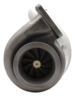 Turbosprężarka Pulsar PSR 363 780HP 90° .91 T4 Twin Scroll Wlot 4.21" Marmon V-Band Wylot 80*73 Wirnik Wydechowy Łożyska Ślizgowe