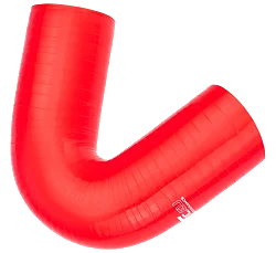 Kolanko silikonowe 135' 41mm Czerwony