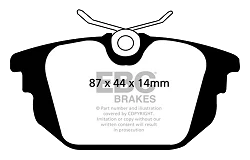DP41214R Klocki hamulcowe YELLOWSTUFF EBC Brakes Alfa Romeo 145 146 155 GTV Spider Fiat Barchetta Bravo Coupe Marea Marea Weekend Punto Lancia Delta Delta LS
