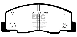 DP1204 Klocki hamulcowe ULTIMAX2 EBC Brakes Toyota Estima Lucida Previa Town Ace CR40