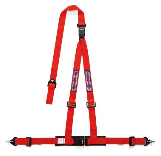 Pasy bezpieczeństwa Sparco R16 Martini Racing ECE Czerwone - 04608DF1MR.R
