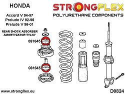 081645B: Tuleja mocowania amortyzatora tylnego Honda Accord