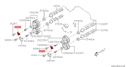 Osłona Koła Zębatego Wałka Rozrządu AVCS Dolot 13191AA000 Subaru