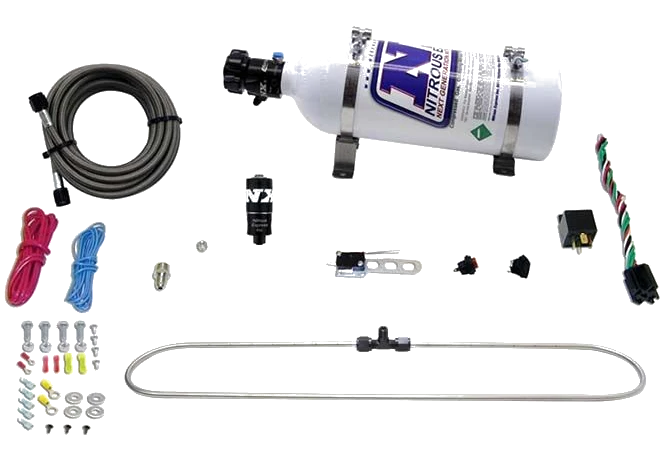 N-Tercooler Spray Ring Reduces Air Inlet Temp On Turbo Applications with 5LB Bootle Nitrous Express NX 20000-05
