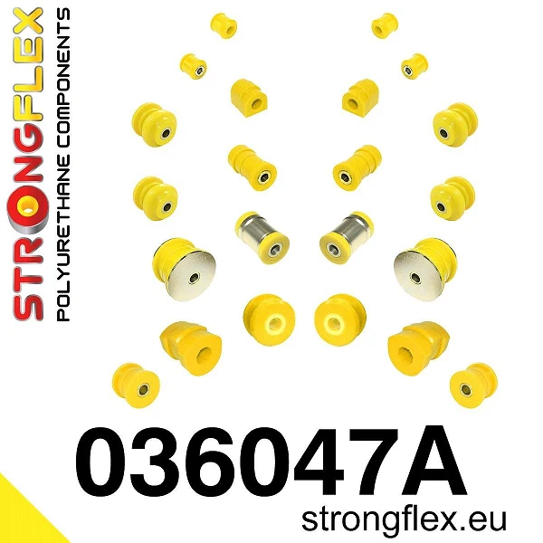 036047A: Zestaw przedniego i tylnego zawieszenia SPORT BMW e36