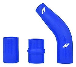 Górne orurowanie intercoolera Mishimoto Mitsubishi Lancer Evolution X 2008-2015 Niebieskie silikony