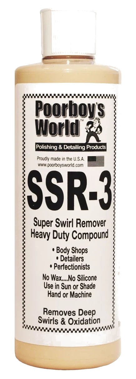 POORBOY'S WORLD SSR 3 Heavy Duty Compound mocno ścierna pasta polerska 473ml