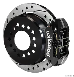 Wilwood 140-11403 Zestaw Hamulców Tylnych Forged Dynapro Low-Profile Wiercony Czarny