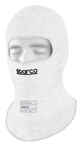 Sparco Balaclava RW-10 Shield Pro White FIA Approved 8856-2018 - 001407.BL