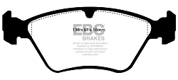 DP976 Klocki hamulcowe ULTIMAX2 EBC Brakes Opel Calibra Omega Vectra Saab 900 VAUXHALL Calibra Cavalier Omega